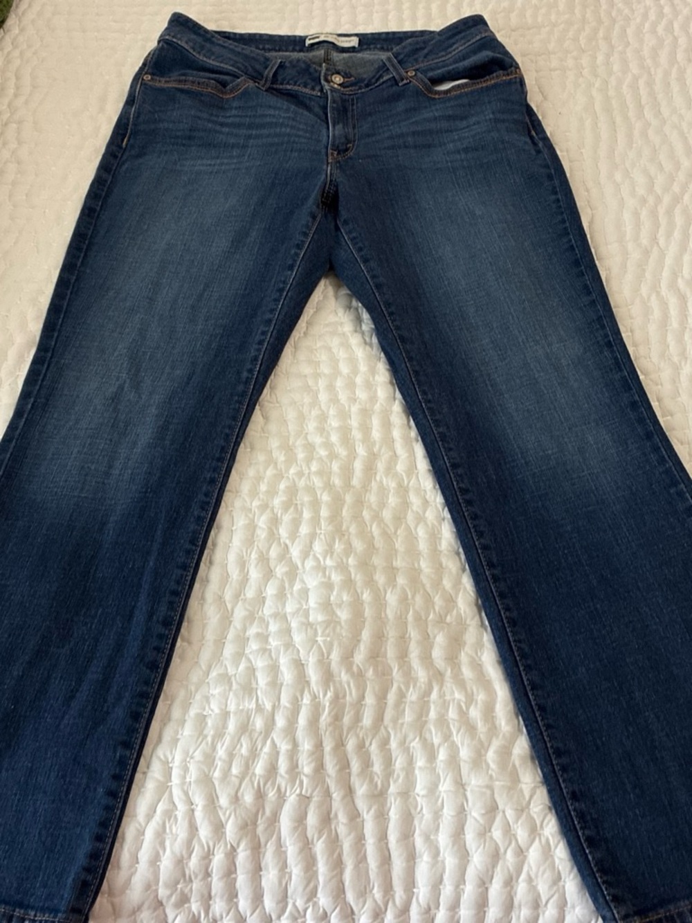 Levi's Y2K  Blue Denim 529 Curvy Straight Jeans - size 12